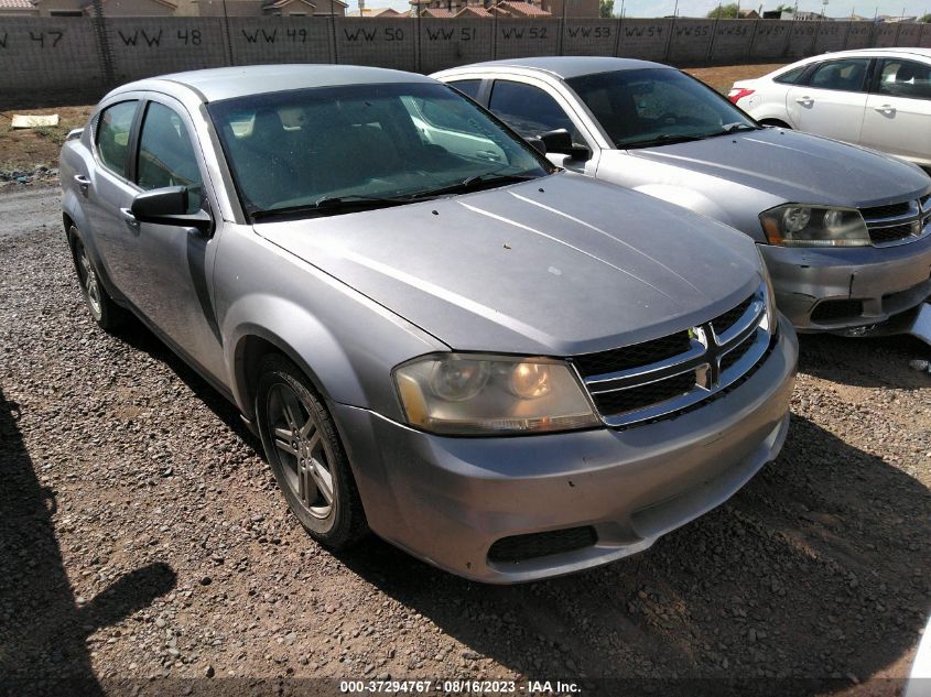 1C3CDZAG4DN614242 2013 Dodge Avenger Se V6