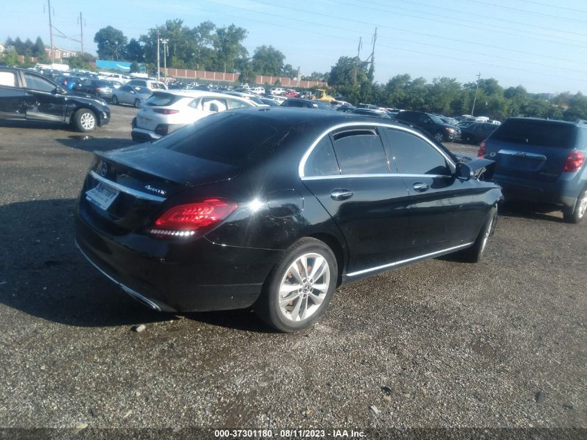 2019 Mercedes-Benz C 300 4Matic VIN: 55SWF8EB1KU289684 Lot: 37301180