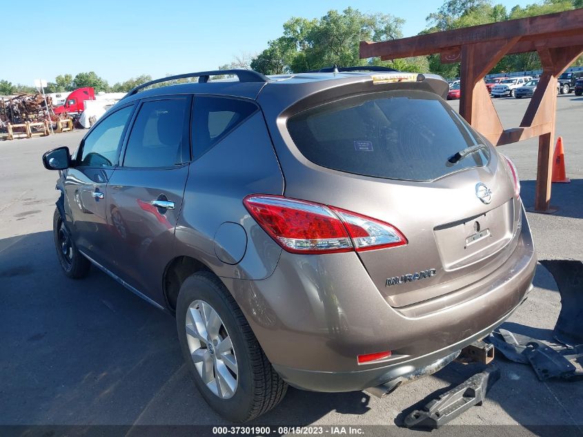 2013 Nissan Murano Sl VIN: JN8AZ1MUXDW211792 Lot: 37301900