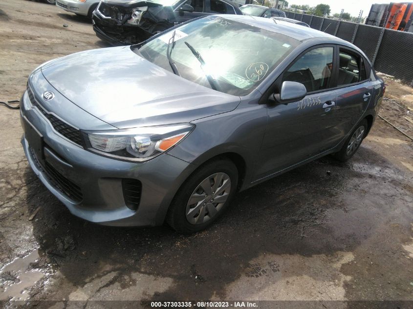 2020 Kia Rio S VIN: 3KPA24AD1LE318471 Lot: 37303335