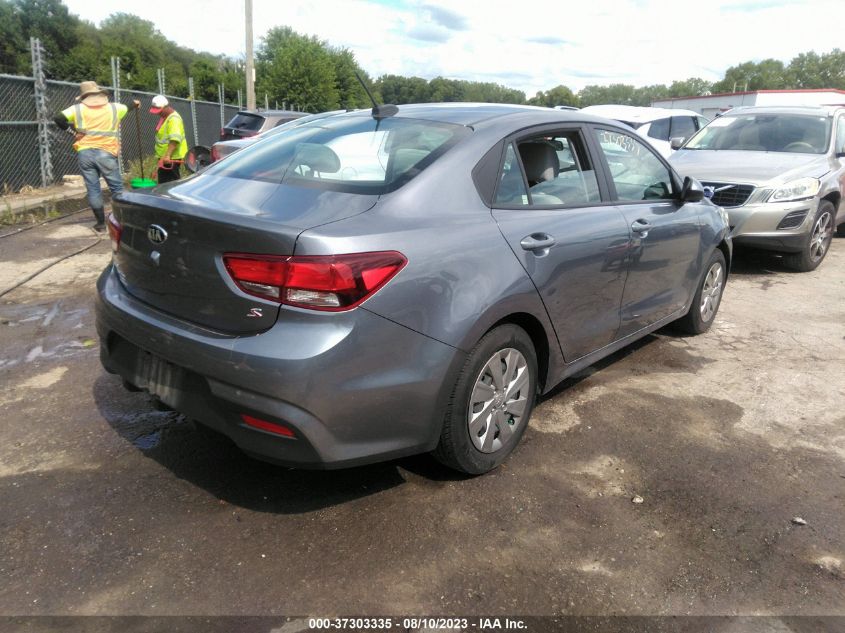 2020 Kia Rio S VIN: 3KPA24AD1LE318471 Lot: 37303335