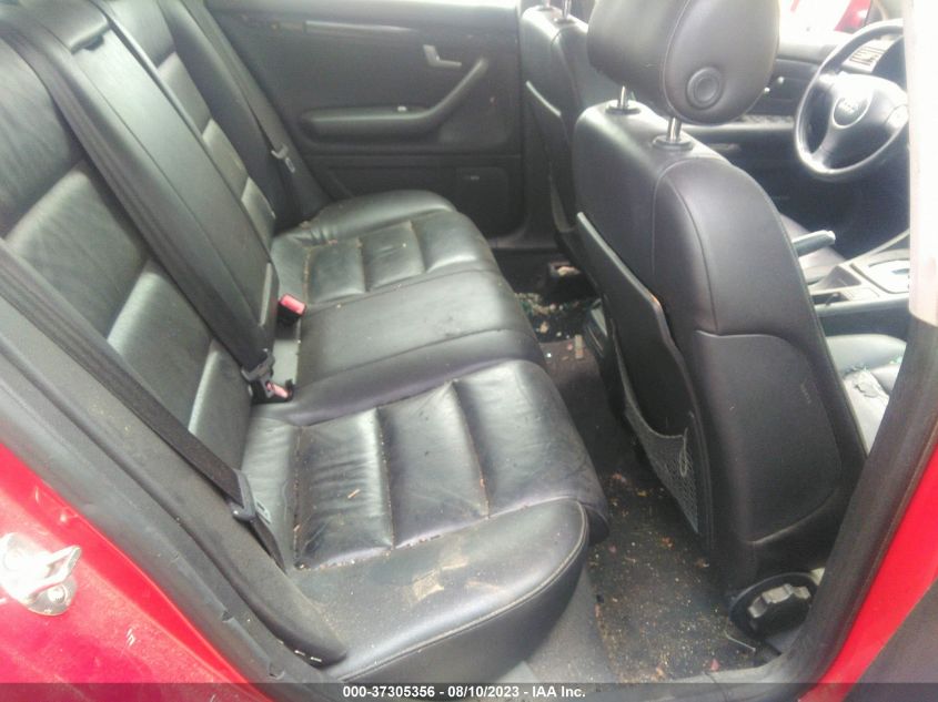 2003 Audi A4 1.8T VIN: WAUJC68E33A163610 Lot: 37305356