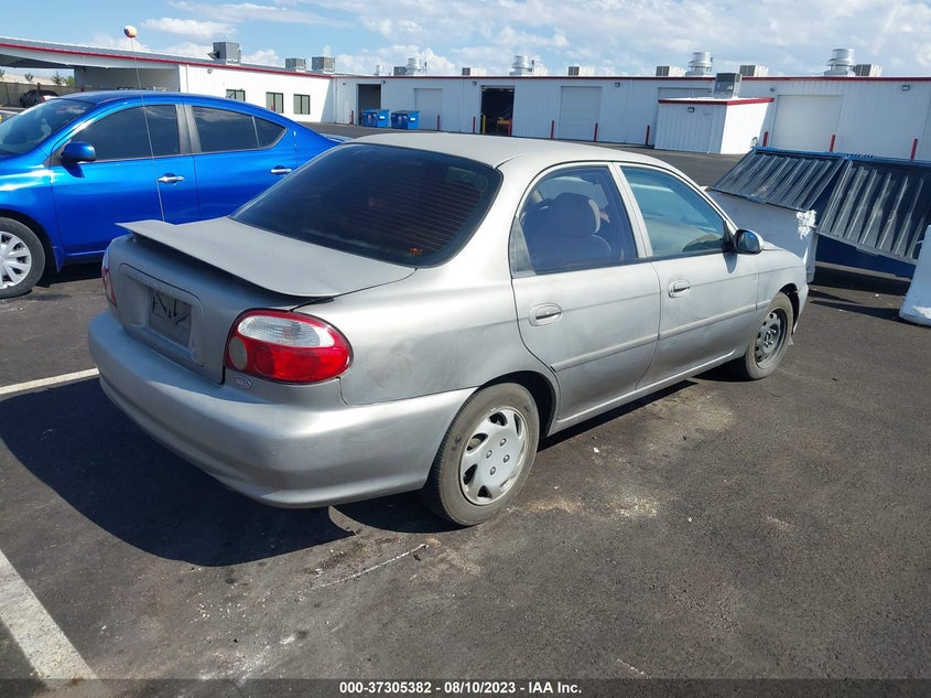 2001 Kia Sephia Ls Pwr Pkg/Base (A4)/Base (M5) VIN: KNAFB121715081824 Lot: 37305382