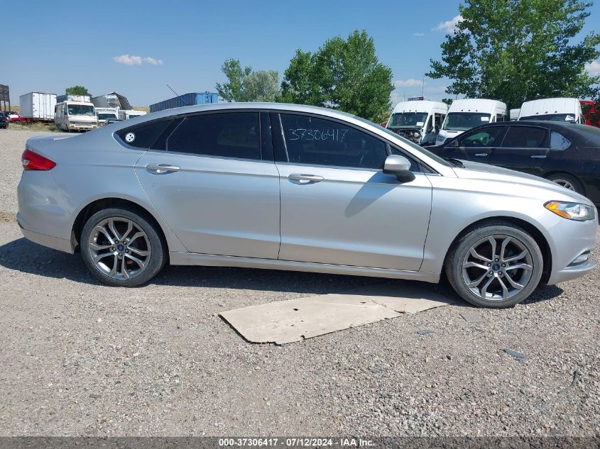 2017 Ford Fusion Se VIN: 3FA6P0HD0HR186749 Lot: 37306417