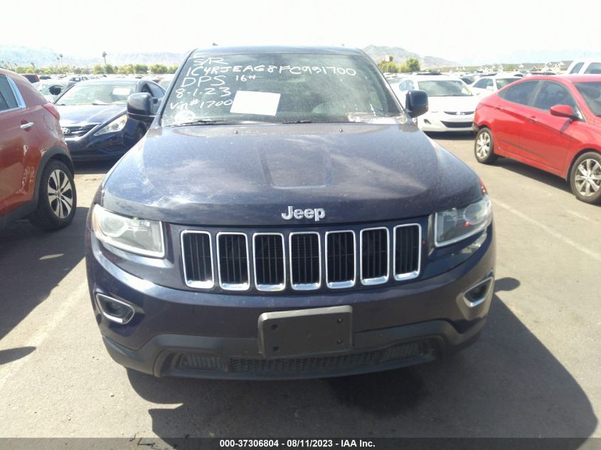 2015 Jeep Grand Cherokee Laredo VIN: 1C4RJEAG8FC951700 Lot: 37306804