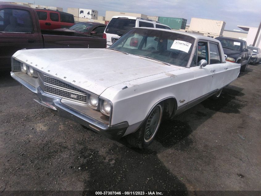 1968 Chrysler New Yorker VIN: CH41K8C255806 Lot: 37307046