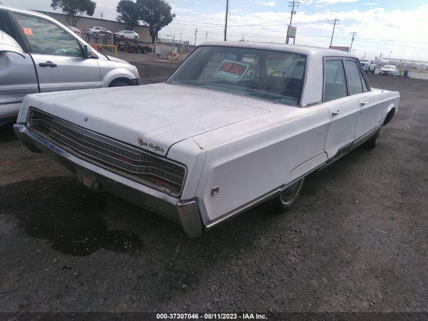 1968 Chrysler New Yorker VIN: CH41K8C255806 Lot: 37307046