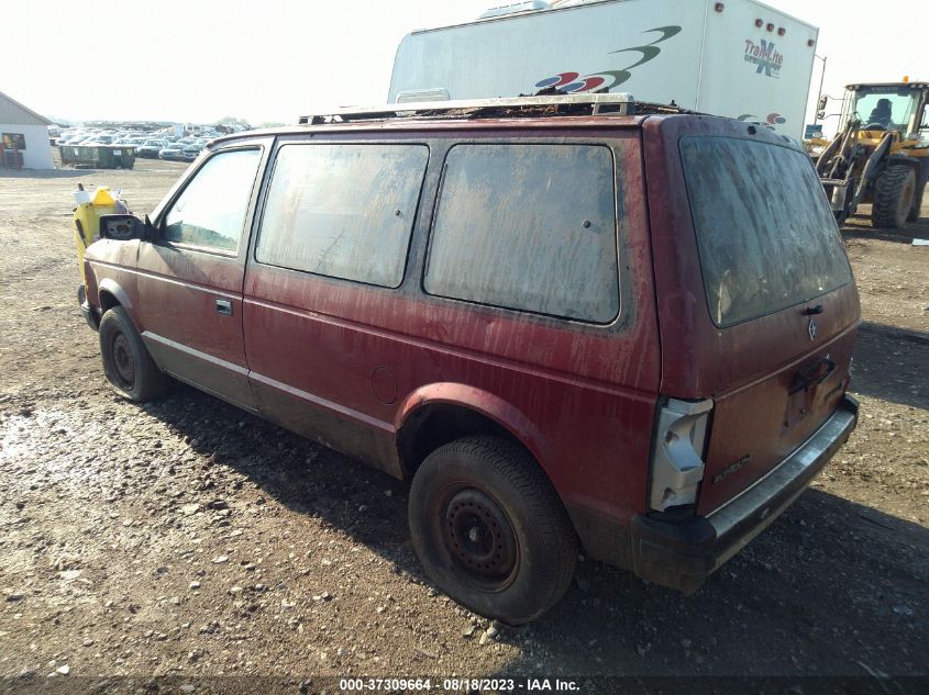 2P4FH41G0FR355671 1985 Plymouth Voyager Se