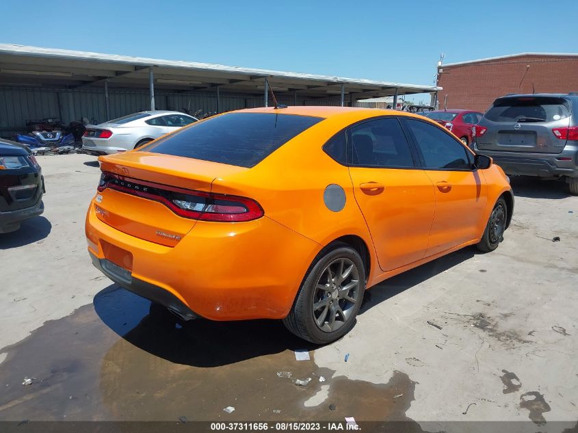 2013 Dodge Dart Sxt/Rallye VIN: 1C3CDFBA7DD296003 Lot: 37311656