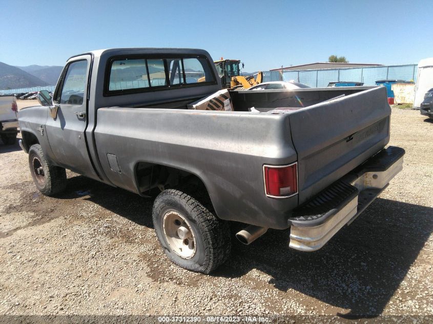 1985 Chevrolet K10 VIN: 1GCEK14L9FJ165848 Lot: 37312390