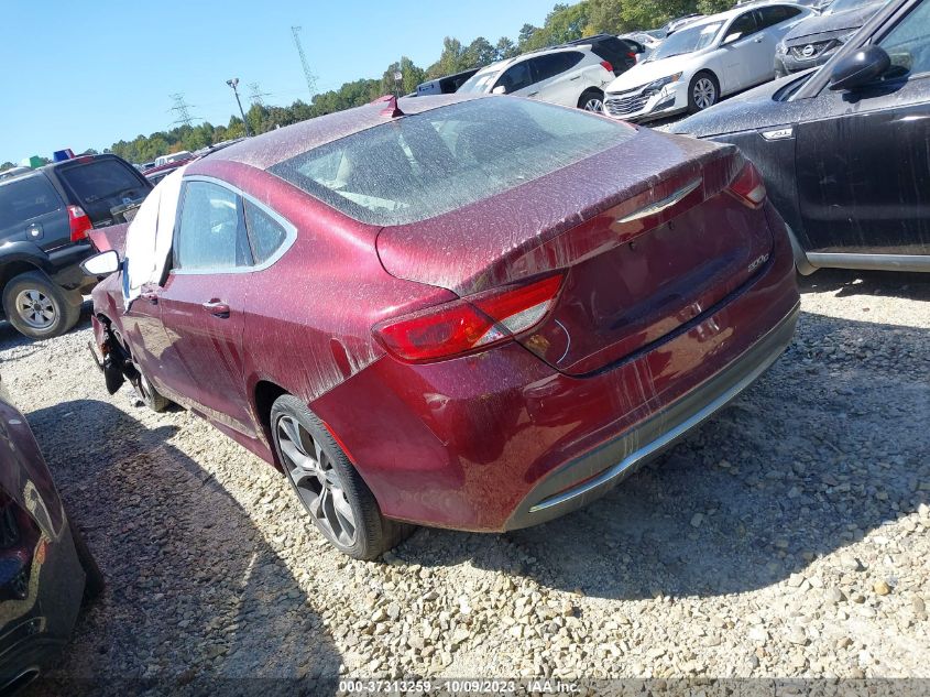 2015 Chrysler 200 C VIN: 1C3CCCCB1FN673303 Lot: 37313259