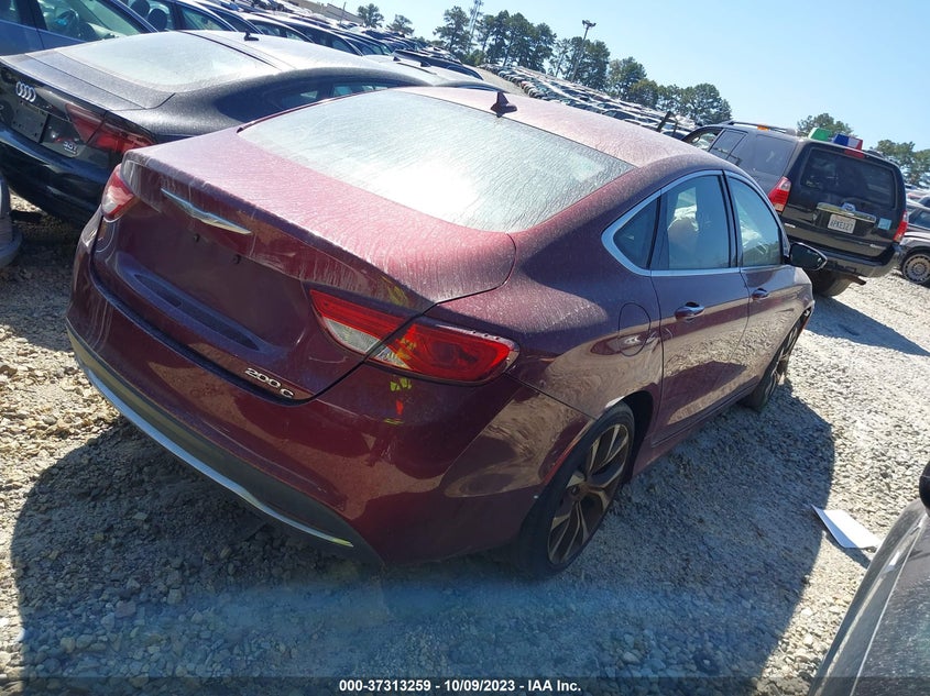 2015 CHRYSLER 200 auction photo 4