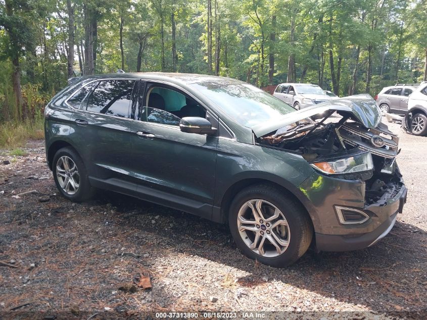 2015 Ford Edge Titanium VIN: 2FMTK4K96FBC40747 Lot: 37313890