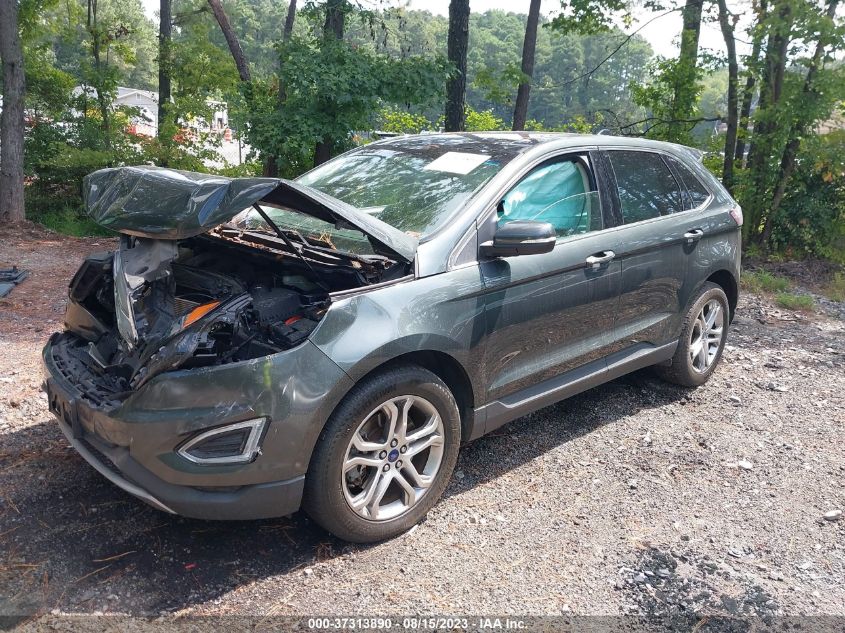 2015 Ford Edge Titanium VIN: 2FMTK4K96FBC40747 Lot: 37313890