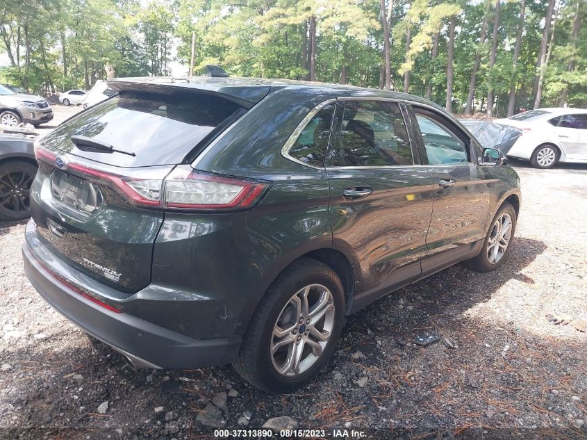 2015 Ford Edge Titanium VIN: 2FMTK4K96FBC40747 Lot: 37313890