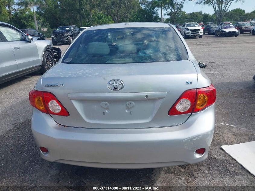 2009 Toyota Corolla Le VIN: 2T1BU40E99C042699 Lot: 37314390