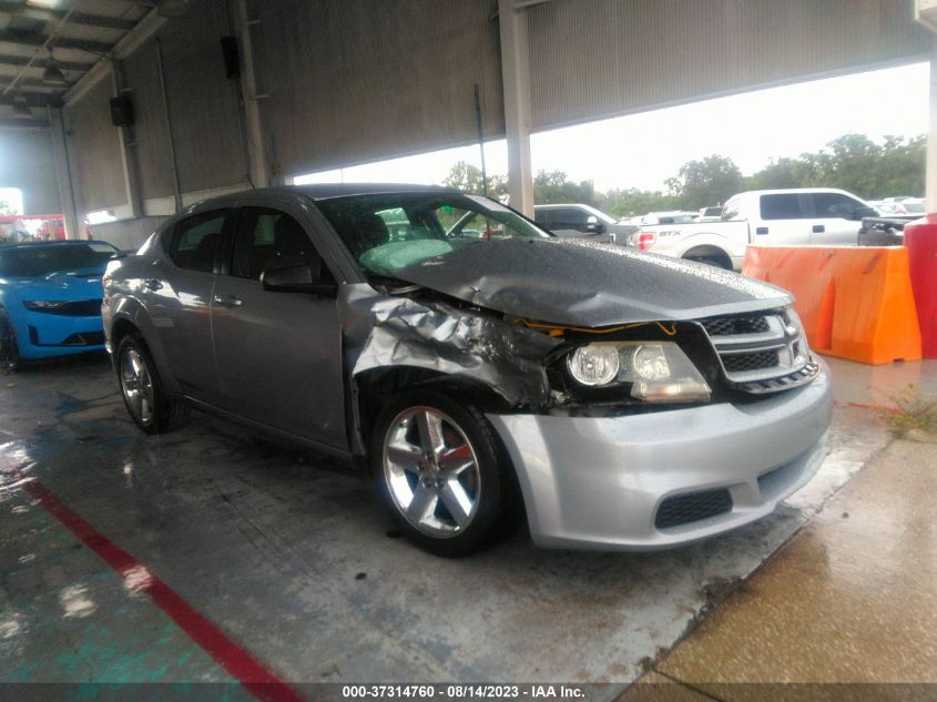 1C3CDZAB1EN117395 2014 Dodge Avenger Se