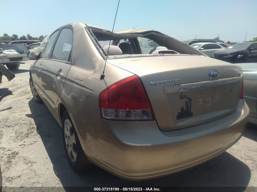 2009 Kia Spectra Ex VIN: KNAFE221395656199 Lot: 37315190