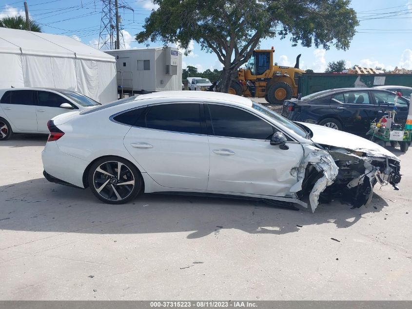 2021 Hyundai Sonata Sel Plus VIN: 5NPEJ4J24MH127918 Lot: 37315223