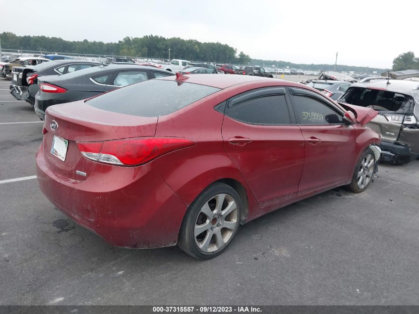 2012 Hyundai Elantra Limited (Ulsan Plant) VIN: KMHDH4AE7CU312658 Lot: 37315557