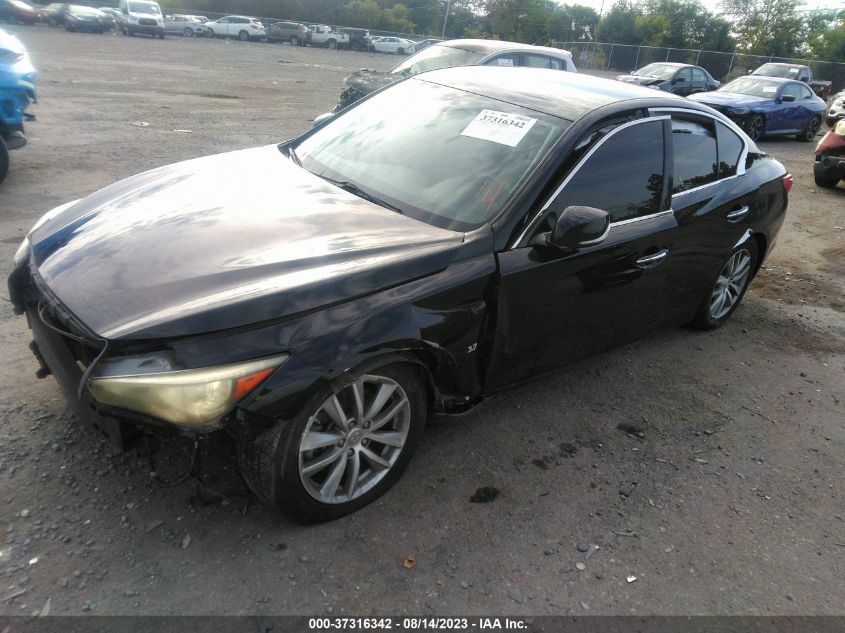 2015 Infiniti Q50 VIN: JN1BV7APXFM350870 Lot: 40694246