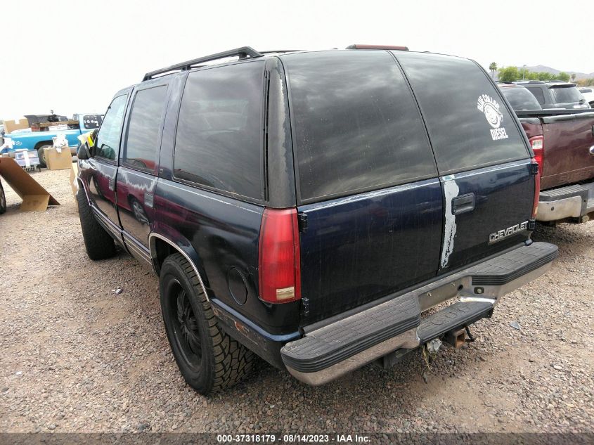 1996 Chevrolet Tahoe K1500 VIN: 1GNEK13R9TJ419213 Lot: 37318179