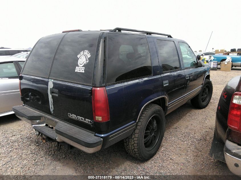 1996 Chevrolet Tahoe K1500 VIN: 1GNEK13R9TJ419213 Lot: 37318179