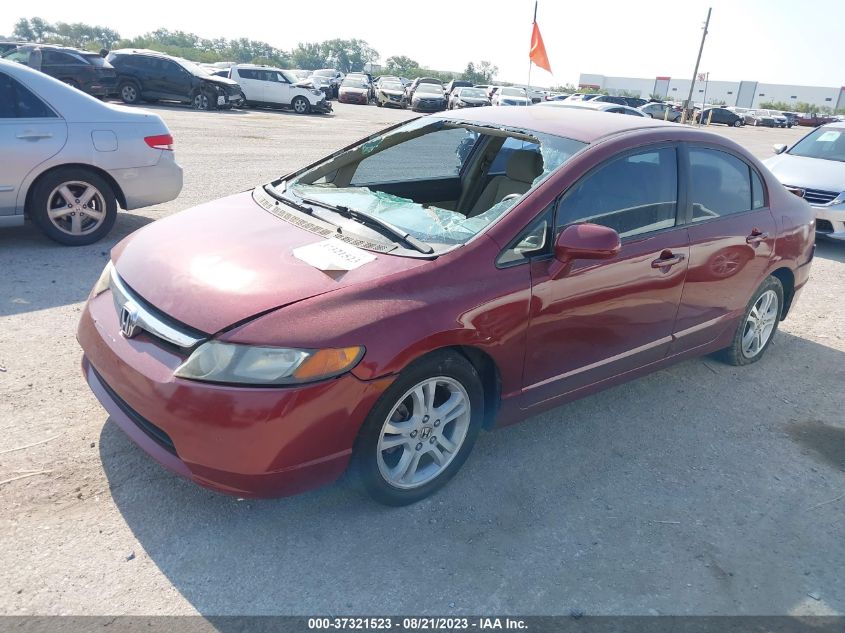 2007 Honda Civic Lx VIN: 1HGFA16587L109543 Lot: 37321523