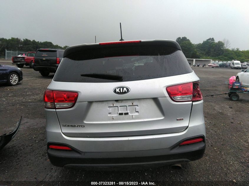 2018 Kia Sorento 2.4L L VIN: 5XYPG4A32JG371683 Lot: 37323281