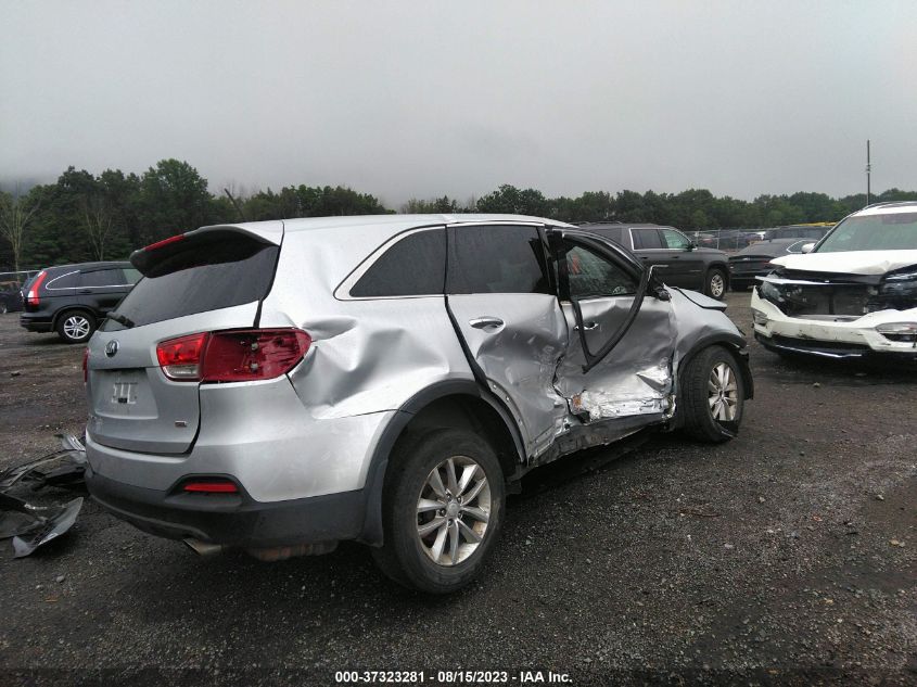 2018 Kia Sorento 2.4L L VIN: 5XYPG4A32JG371683 Lot: 37323281