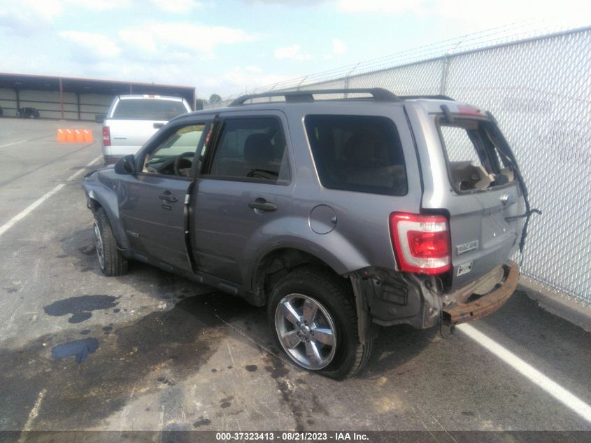 2008 Ford Escape Xlt VIN: 1FMCU03198KE61411 Lot: 37323413