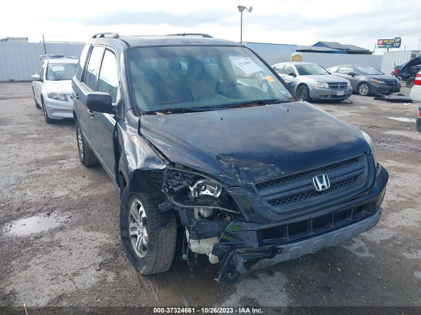 2005 Honda Pilot Ex-L With Res VIN: 5FNYF18635B014550 Lot: 37324661