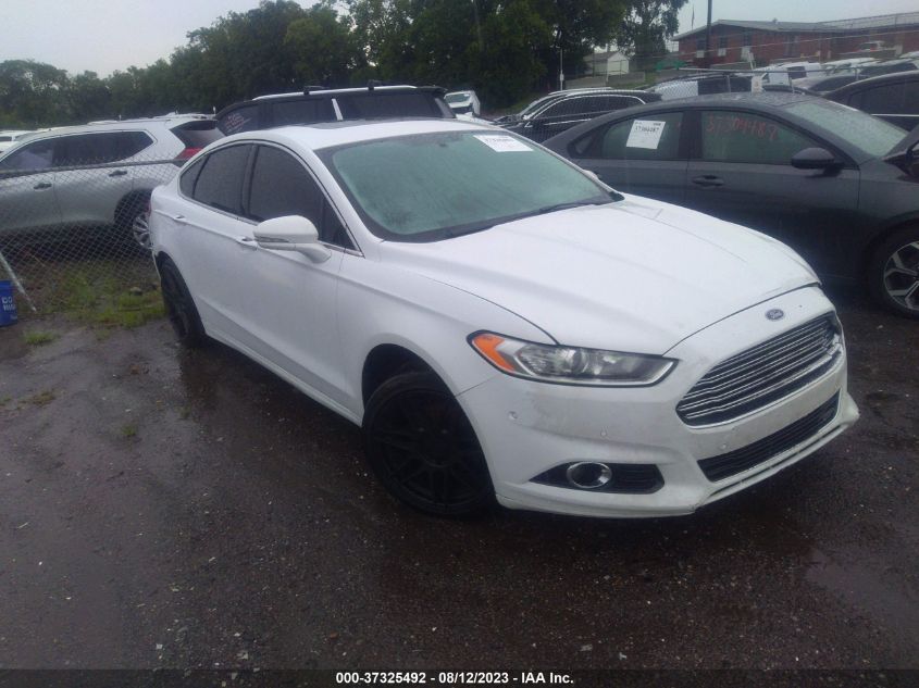 2013 Ford Fusion Titanium VIN: 3FA6P0K92DR355829 Lot: 40769134