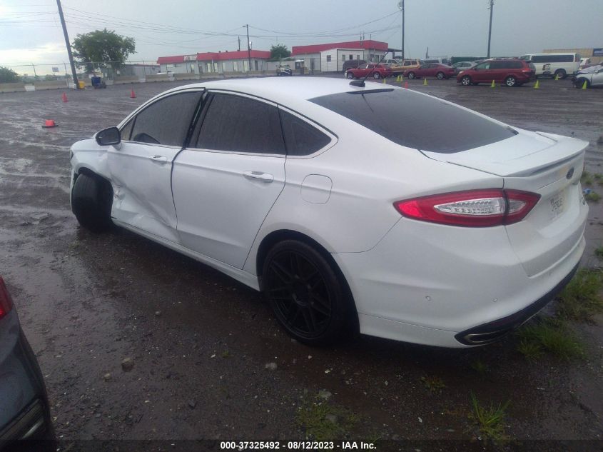 2013 Ford Fusion Titanium VIN: 3FA6P0K92DR355829 Lot: 40769134