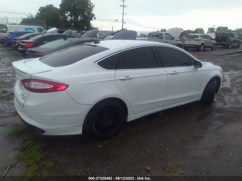 2013 Ford Fusion Titanium VIN: 3FA6P0K92DR355829 Lot: 40769134