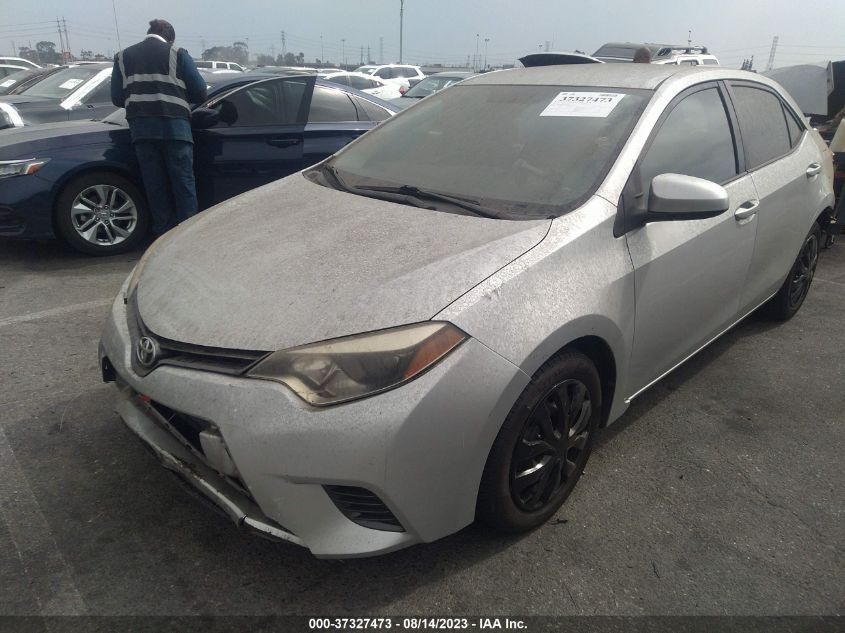 2015 Toyota Corolla Le VIN: 5YFBURHE1FP281676 Lot: 37327473