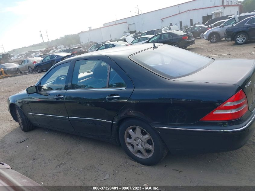 2002 Mercedes-Benz S-Class 4.3L VIN: WDBNG70J12A234615 Lot: 37328401