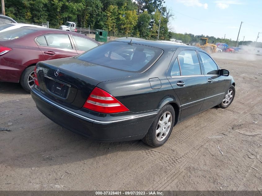 2002 Mercedes-Benz S-Class 4.3L VIN: WDBNG70J12A234615 Lot: 37328401