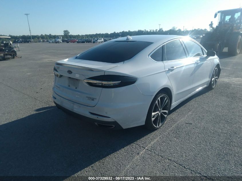 2019 Ford Fusion Titanium VIN: 3FA6P0D9XKR186685 Lot: 39181239