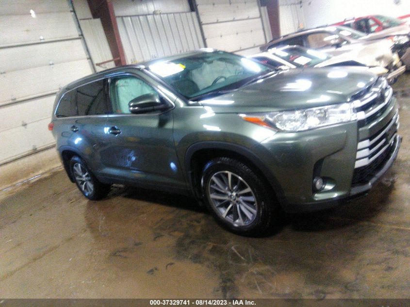 2019 Toyota Highlander Se/Xle VIN: 5TDJZRFH2KS957936 Lot: 37329741