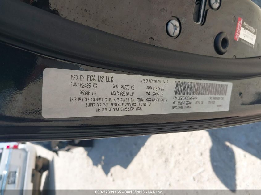 2C3CDZFJ5JH178252 2018 Dodge Challenger R/T Scat Pack