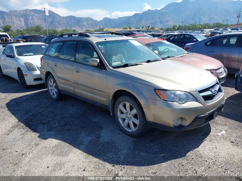 2008 Subaru Outback 2.5I Limited/2.5I Limited L.l. Bean Edition VIN: 4S4BP62C387354981 Lot: 37331282