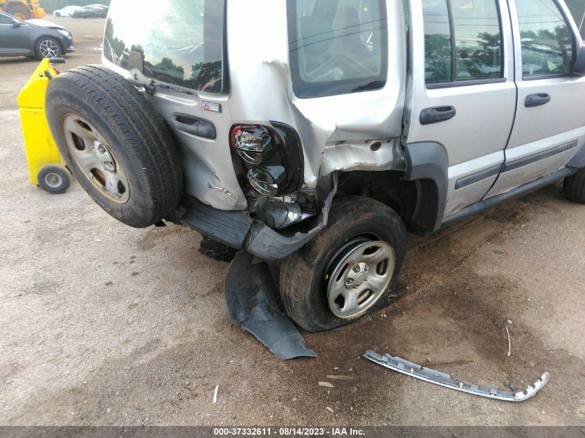 2007 Jeep Liberty Sport VIN: 1J4GL48K17W523967 Lot: 37332611