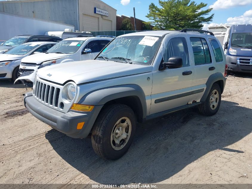 2007 Jeep Liberty Sport VIN: 1J4GL48K17W523967 Lot: 37332611