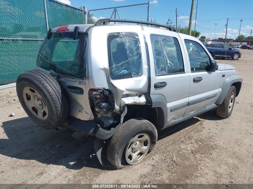 2007 Jeep Liberty Sport VIN: 1J4GL48K17W523967 Lot: 37332611