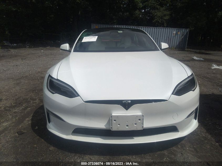 2022 Tesla Model S VIN: 5YJSA1E53NF479474 Lot: 37336074