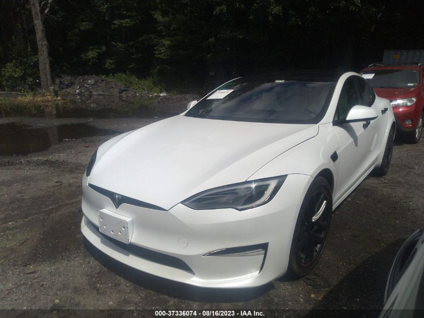 2022 Tesla Model S VIN: 5YJSA1E53NF479474 Lot: 37336074