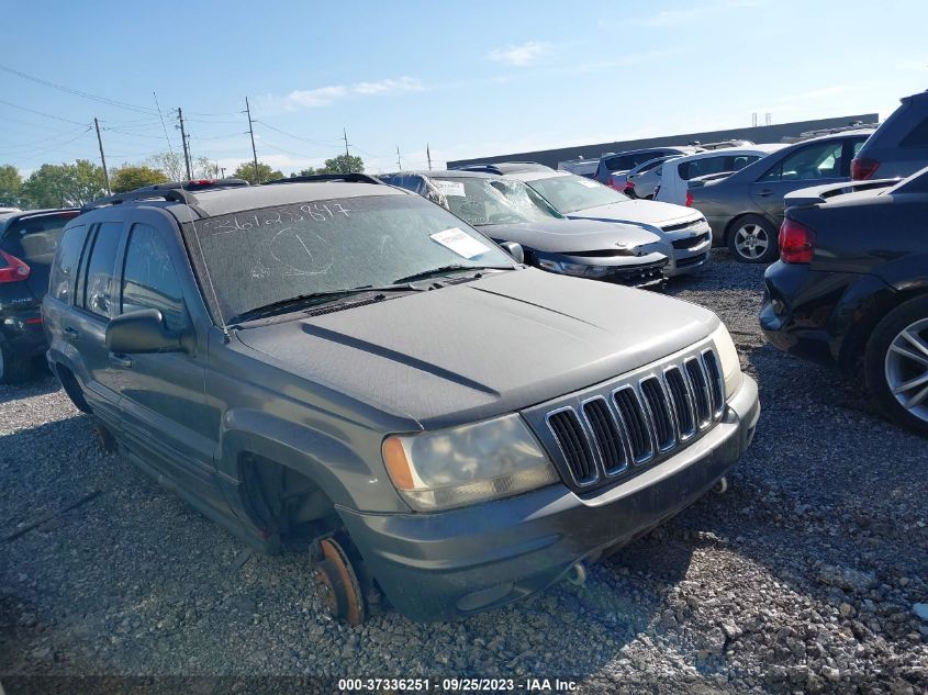 2002 Jeep Grand Cherokee Overland VIN: 1J8GW68J32C239016 Lot: 37336251