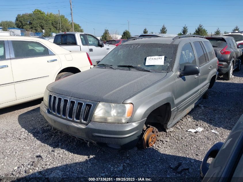 2002 Jeep Grand Cherokee Overland VIN: 1J8GW68J32C239016 Lot: 37336251