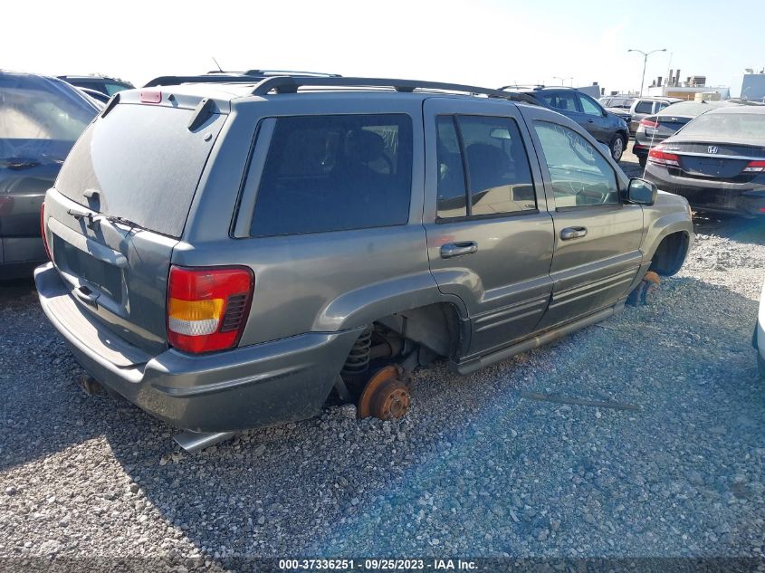 2002 Jeep Grand Cherokee Overland VIN: 1J8GW68J32C239016 Lot: 37336251